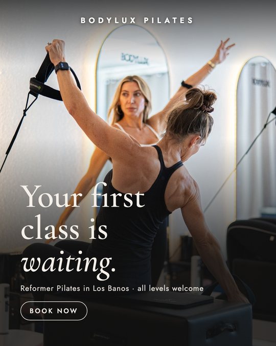 Sample ad for BodyLux Pilates: First class