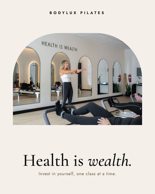 Sample ad for BodyLux Pilates: Brand ad