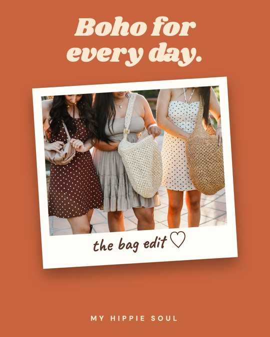 Sample ad for My Hippie Soul: Bag edit