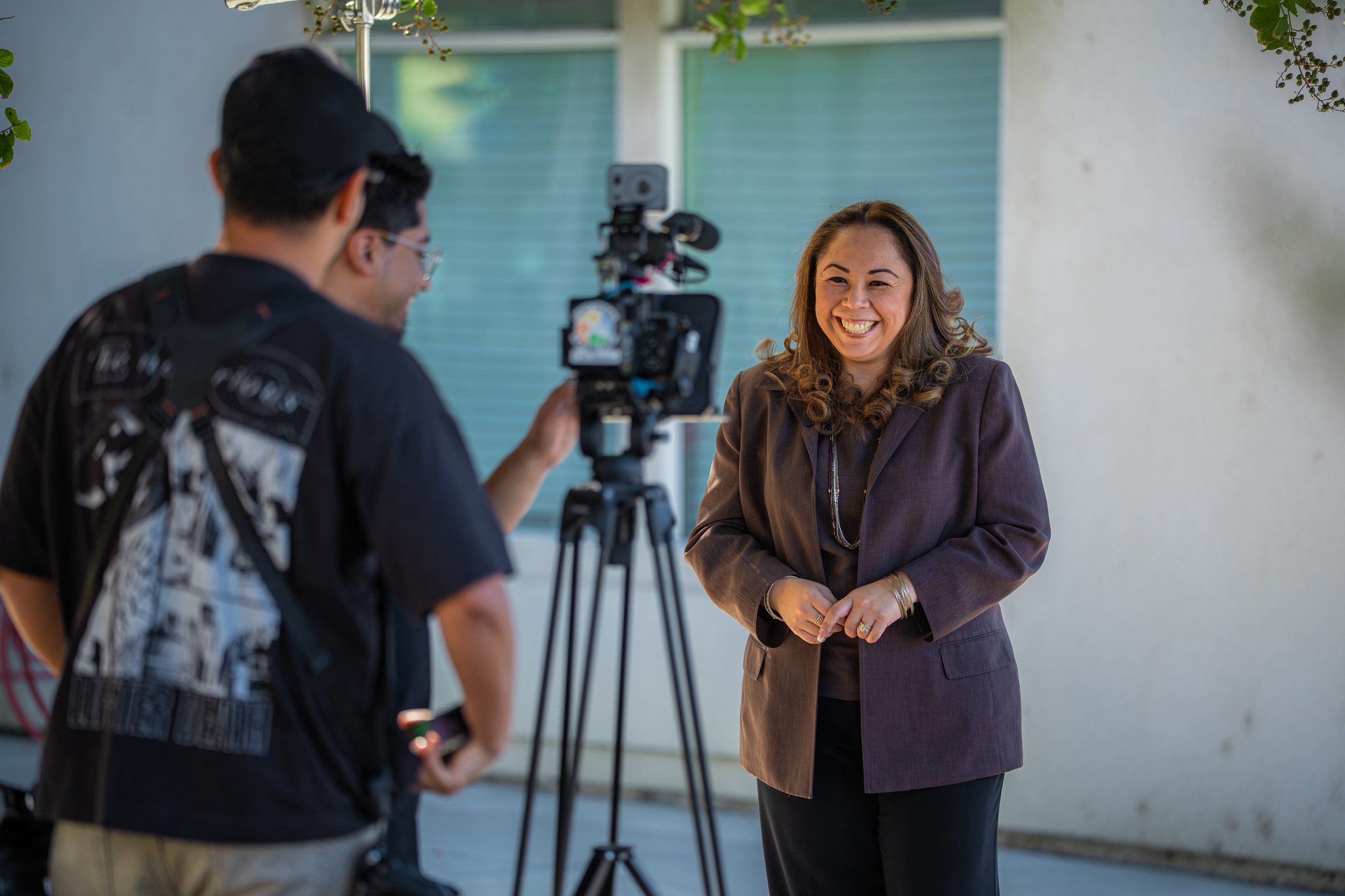 Gabriel filming for the City of Los Baños — Imagine Way More LLC on location