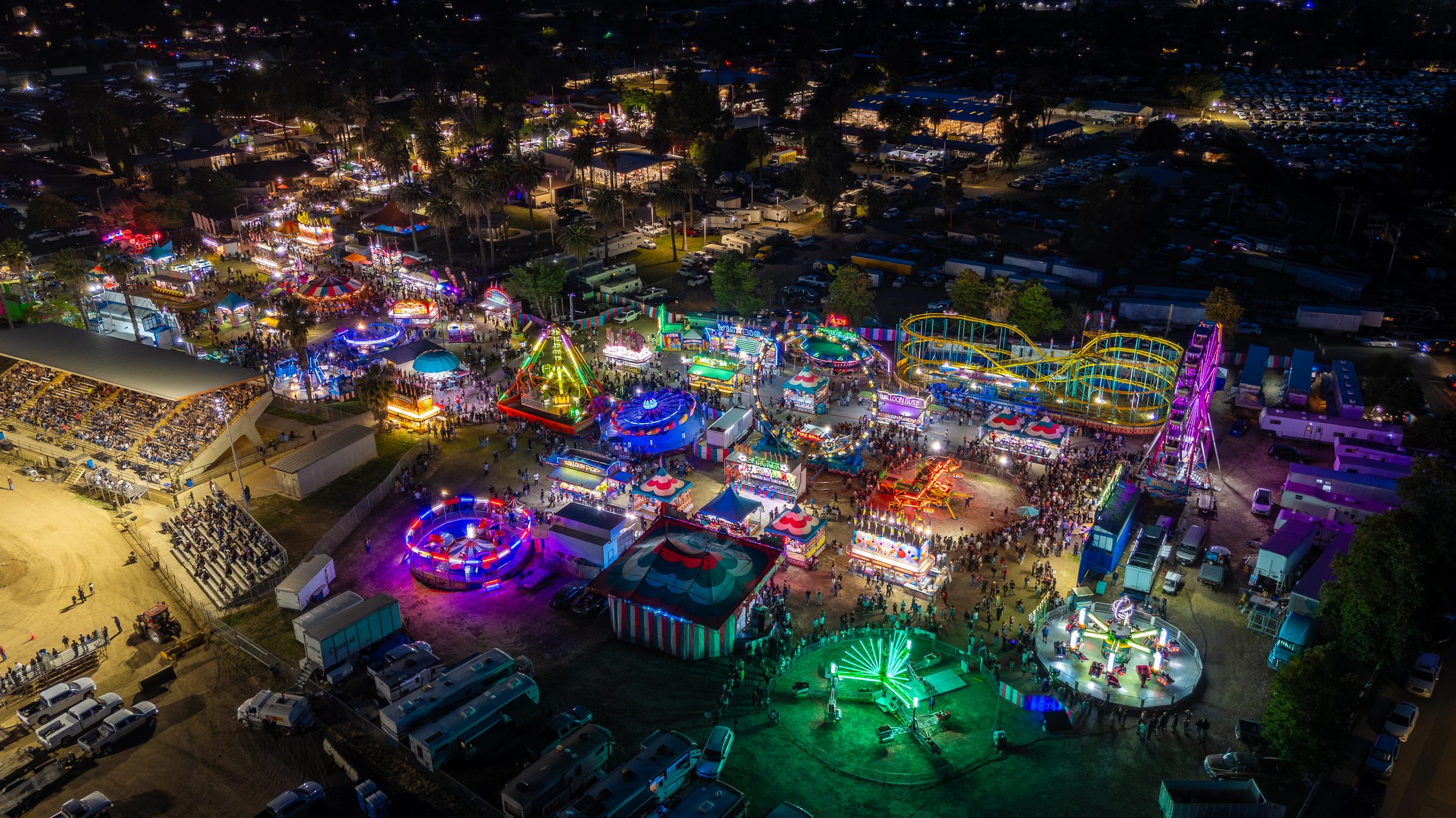Merced County Fair aerial drone