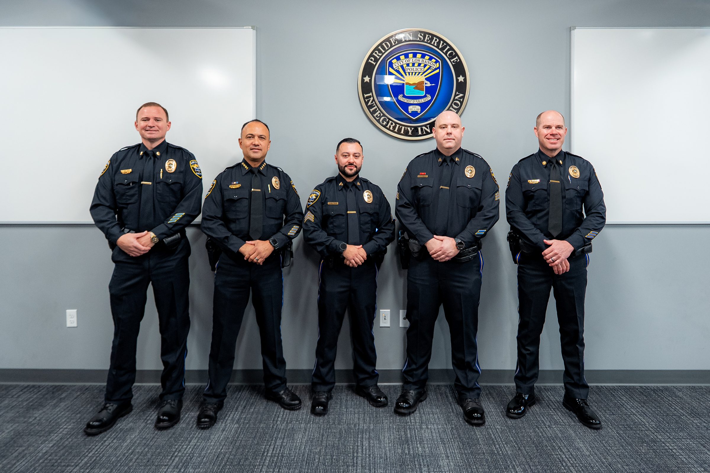 Los Banos Police Department swearing-in
