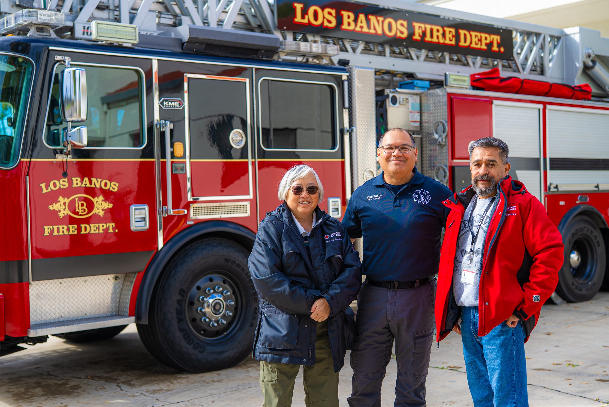Red Cross Los Banos Fire Department