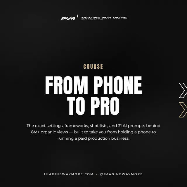 From Phone to Pro: Cinematic Video & Photo With the Camera You Already Own cover