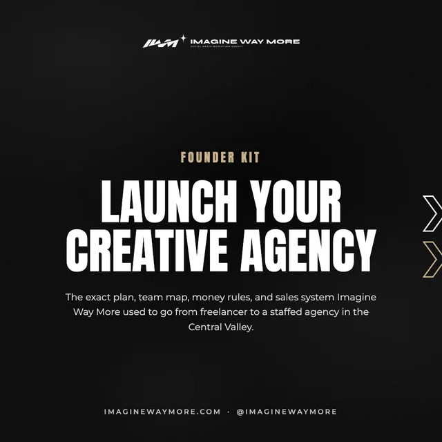 Launch Your Creative Agency — The Founder's Kit cover