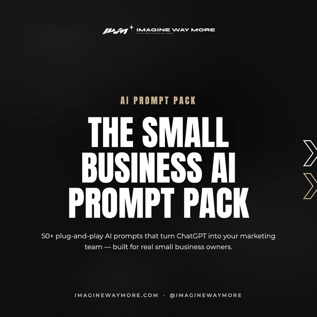 The Small Business AI Prompt Pack cover