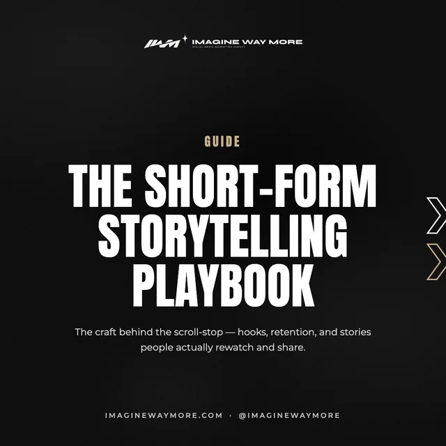 The Short-Form Storytelling Playbook cover