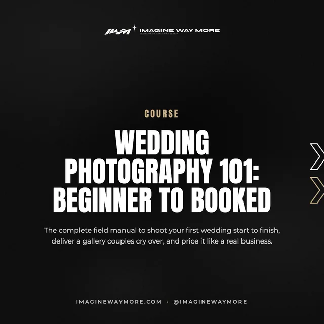 Wedding Photography 101: Beginner to Booked cover