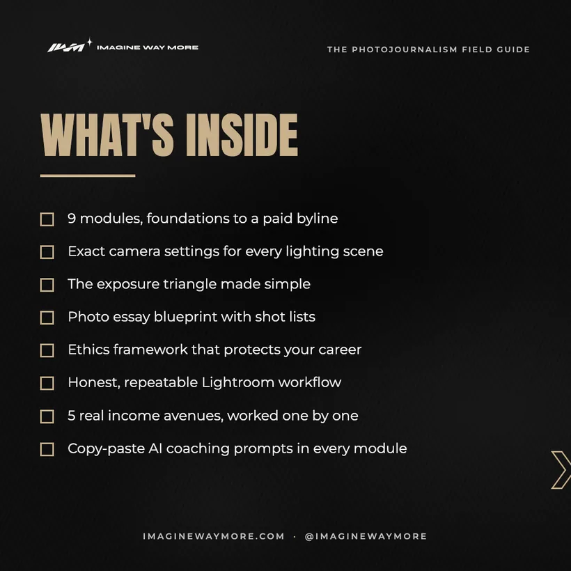 Photojournalism: What's inside