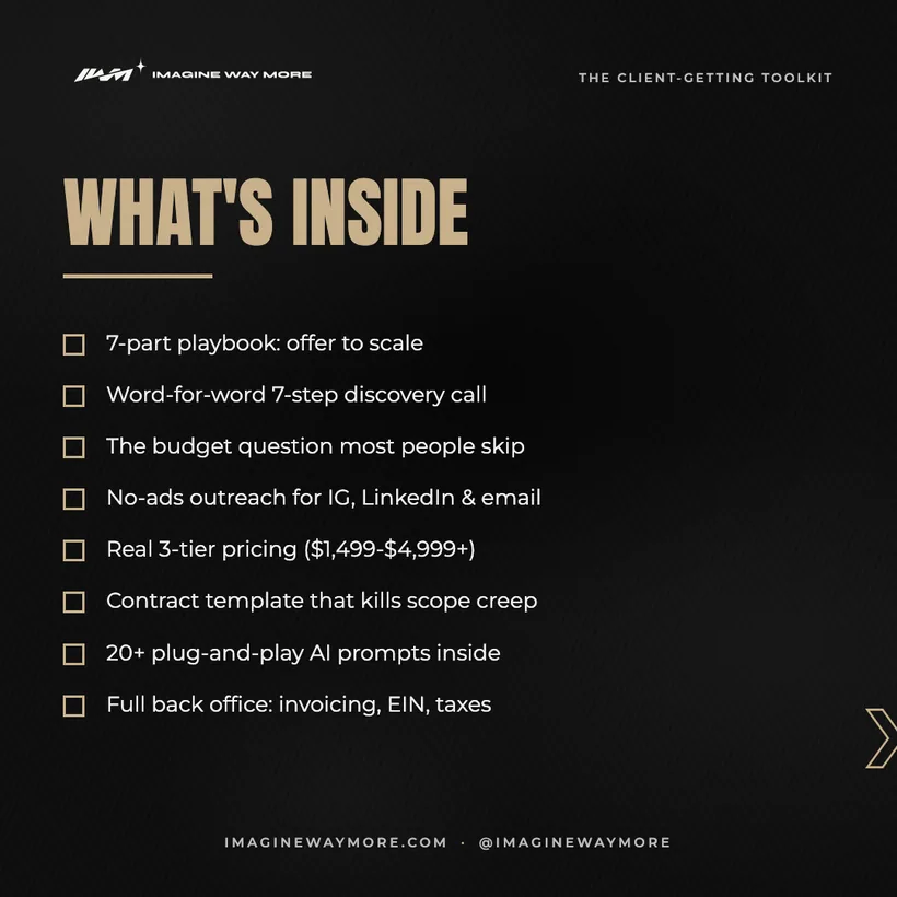 The Client-Getting Toolkit: What's inside