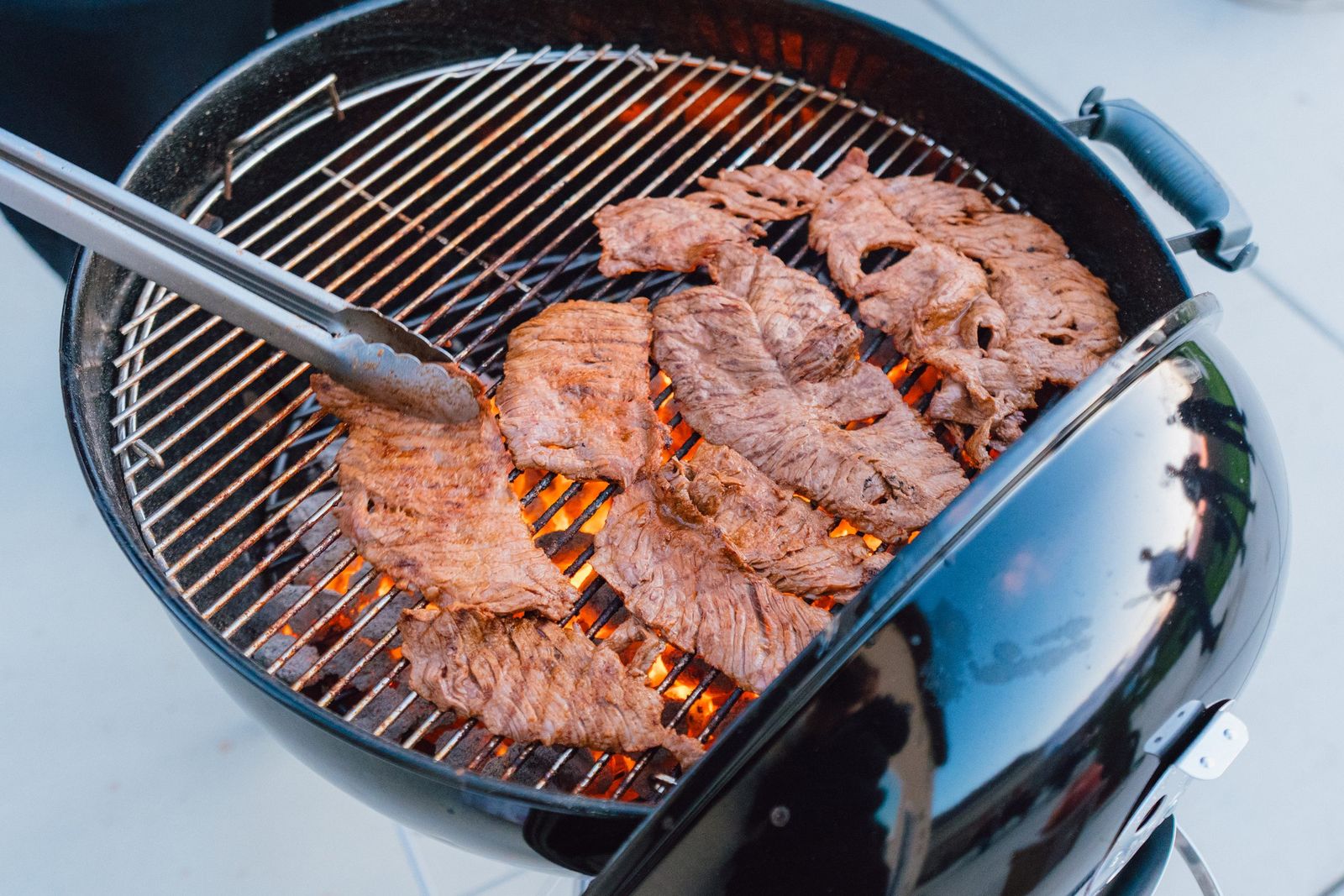 Carne asada on the grill — Real Estate