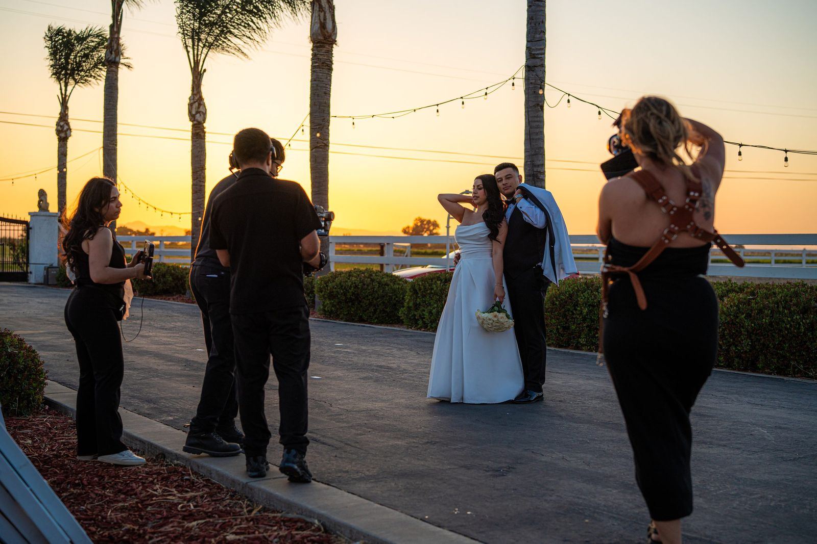 Shooting the couple at sunset — Imagine Way More · Behind the Scenes