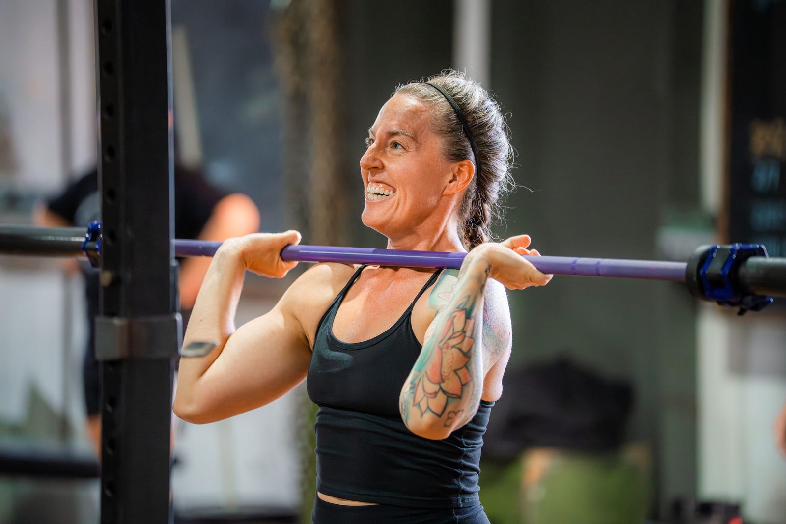 Smiling under the bar — City of Los Banos