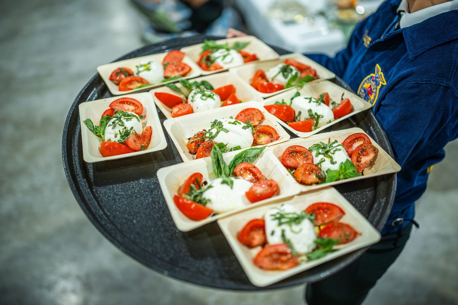 Caprese appetizers served — City of Los Banos