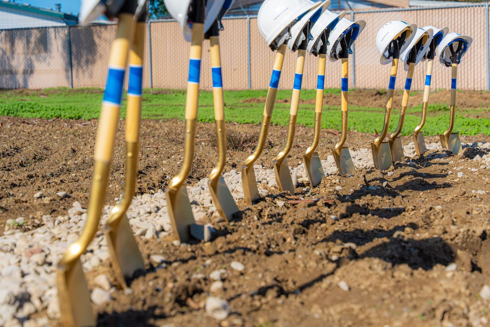 Gold shovels and hard hats — City of Los Banos