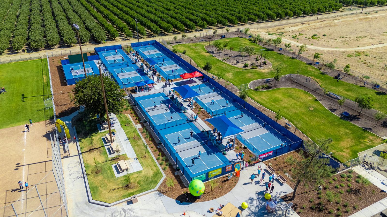 Pickleball courts opening day — City of Los Banos