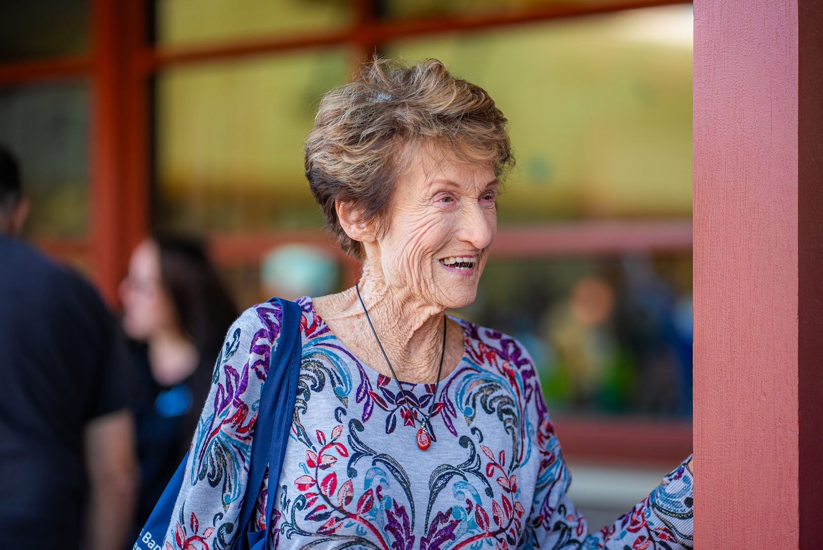 Senior woman smiling — City of Los Banos
