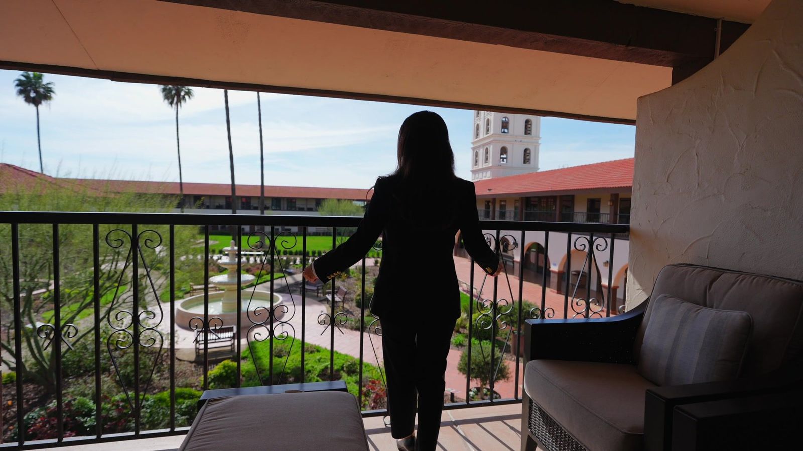 Balcony view — Hotel Mission de Oro