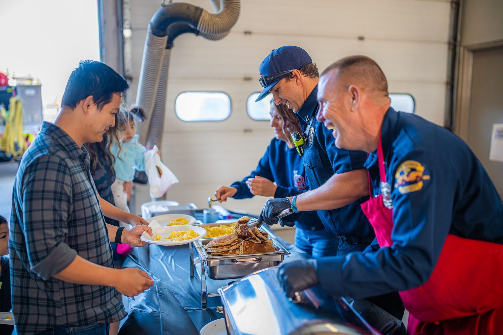 Pancake breakfast at the station — Los Banos Fire Department