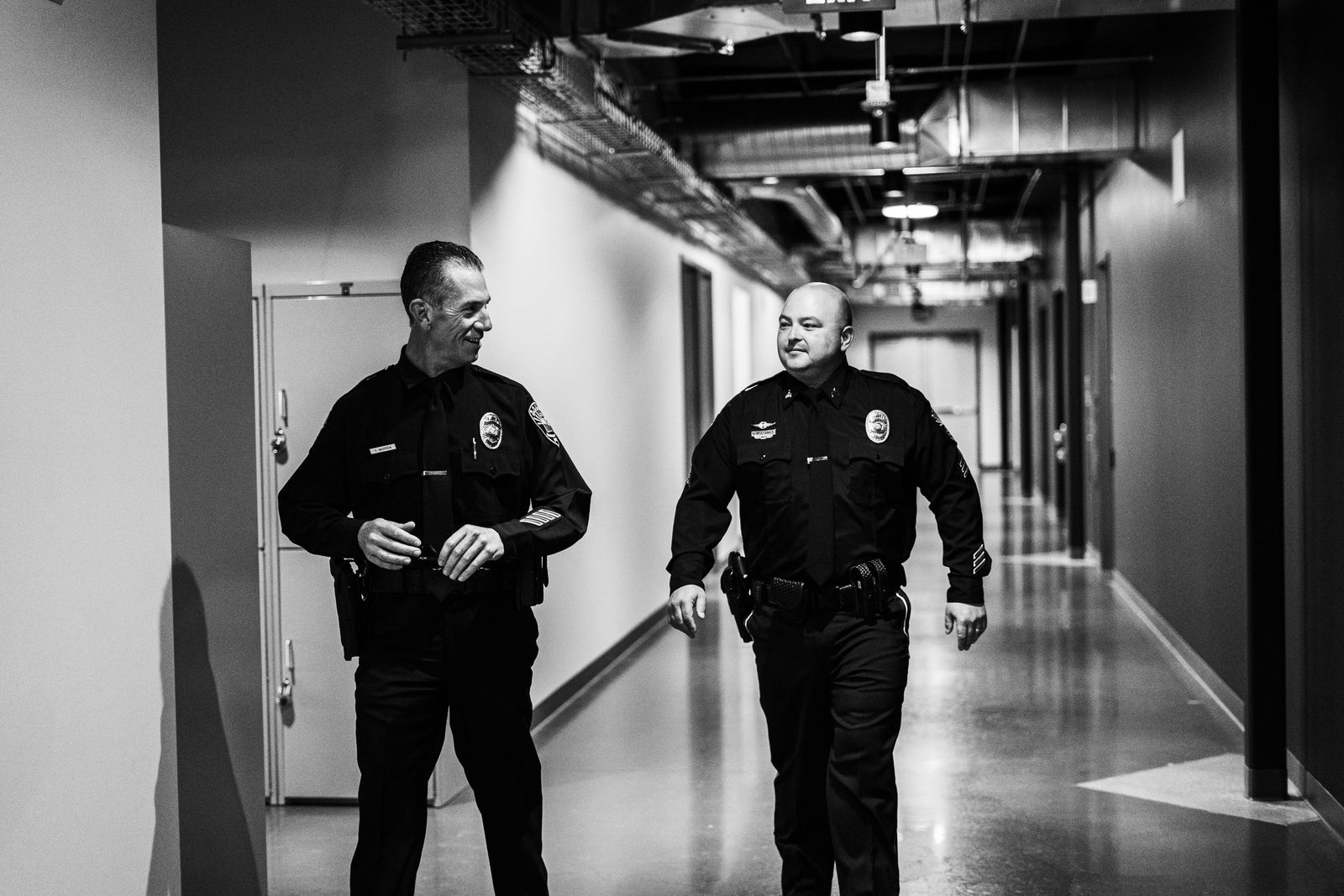 Station hallway walk — Los Banos Police Department