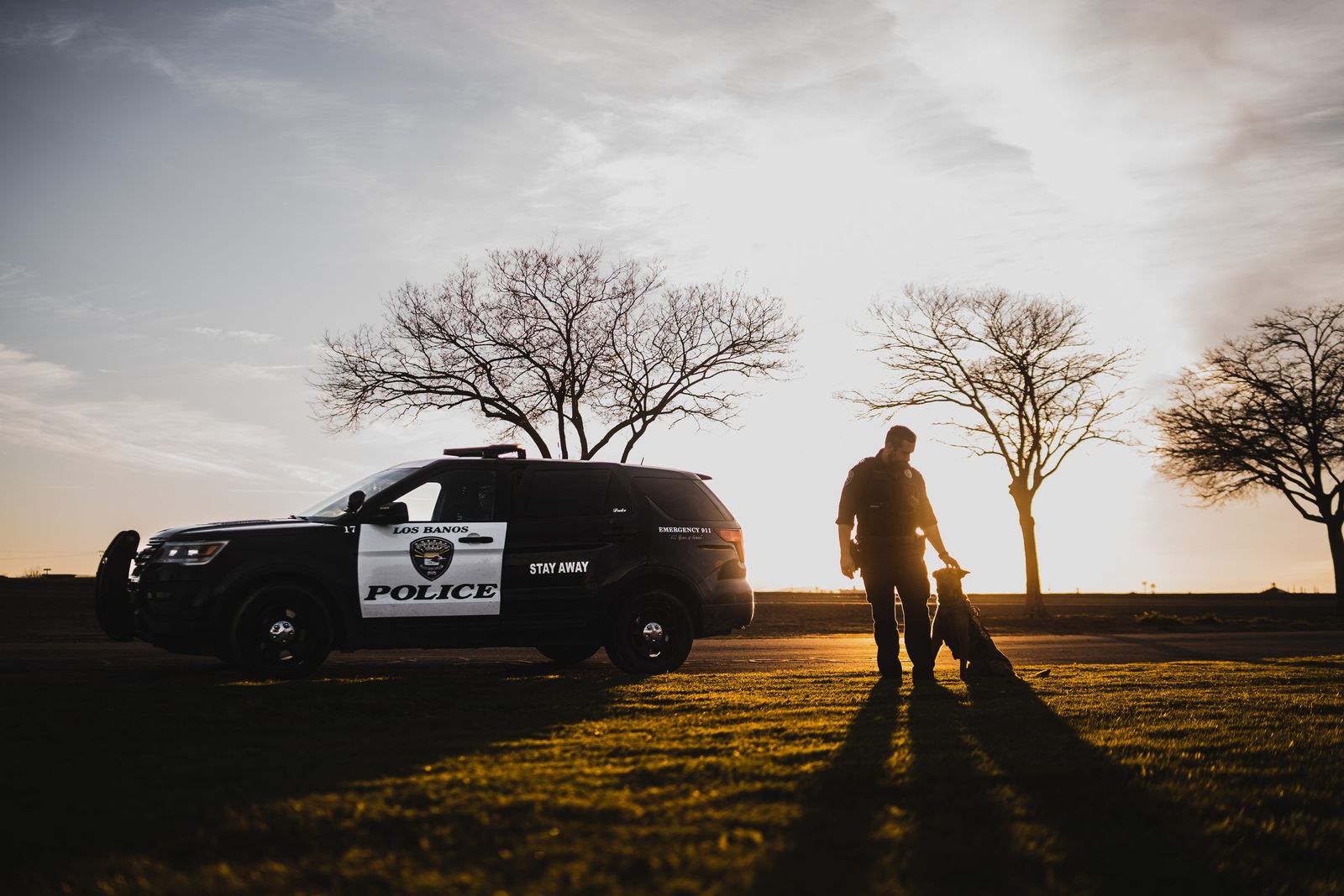 K9 team at sunset — Los Banos Police Department