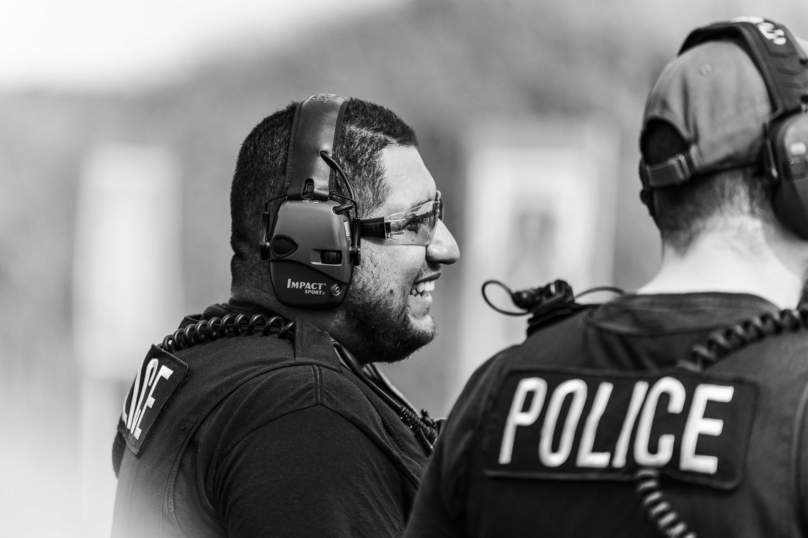 Range day in black and white — Los Banos Police Department