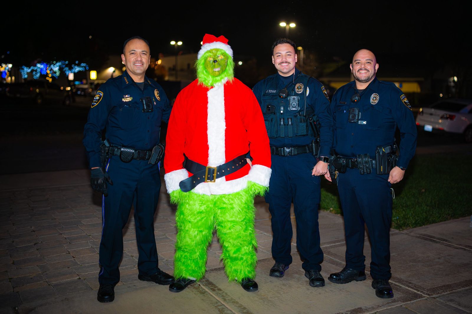 Holiday night with the Grinch — Los Banos Police Department