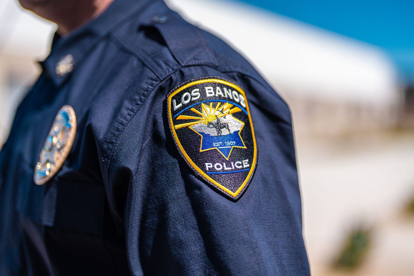 Shoulder patch detail — Los Banos Police Department