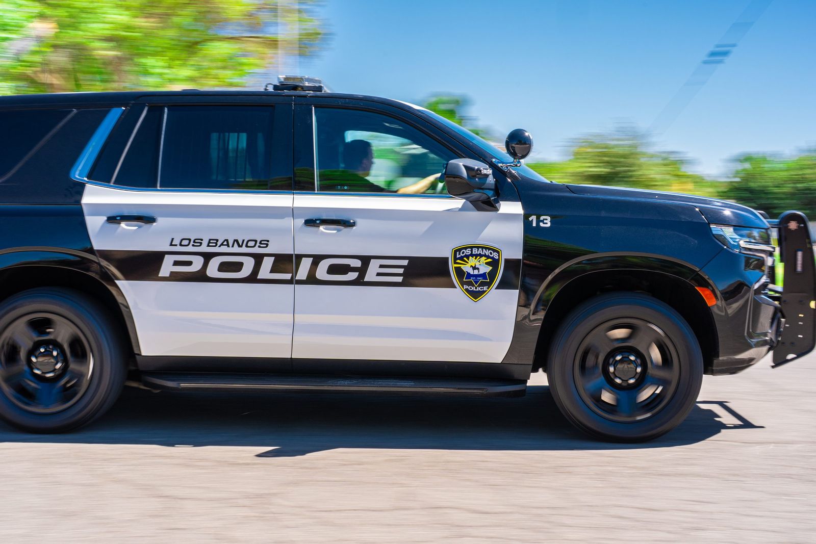 Patrol SUV on the move — Los Banos Police Department