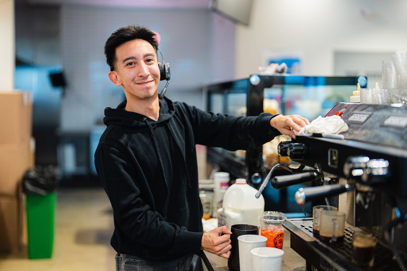 Daniel, owner of Rare Earth Coffee